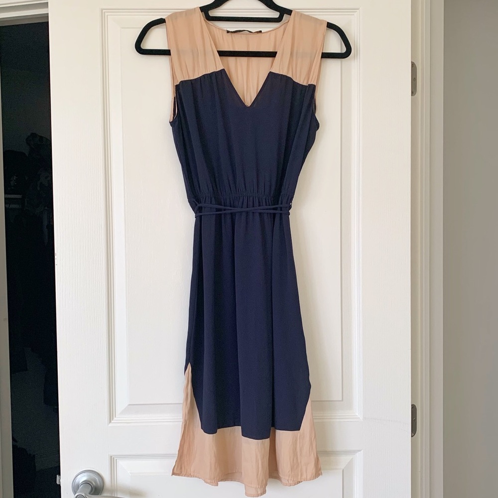 ZARA BASIC V-Neck Dress